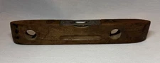 Rare Wooden 9” X 1.5” LEVEL  TOOL 3 Bubble Tubes No Name/Markings