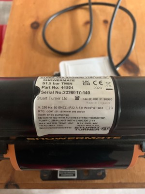 Stuart Turner 44924 Showermate Twin Duschpumpe