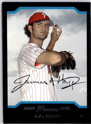 2004 Bowman Chrome Draft BDP77 J.A. Happ RC Baseball Vintage Trading Card