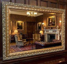 Large Antique Mirror Gold Ornate - Choose your size - *New* Premium Quality