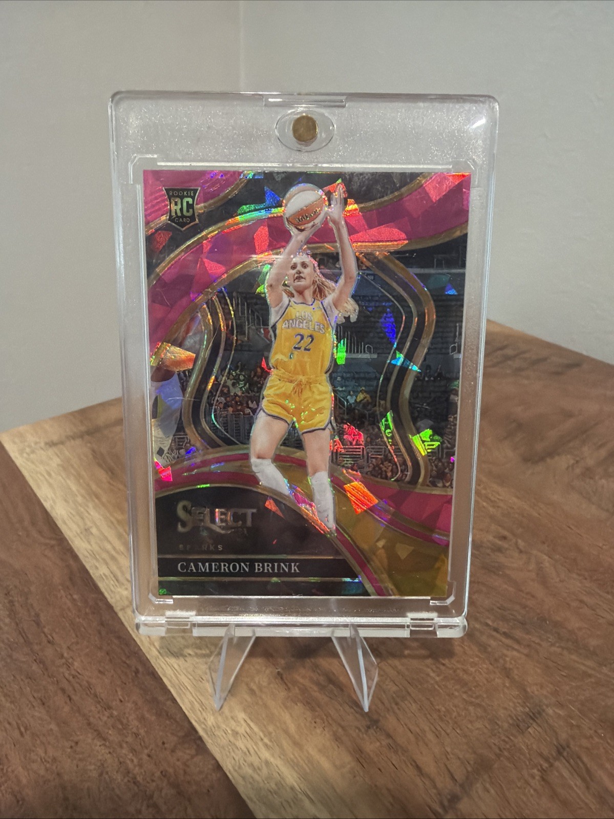 2024 Panini Select WNBA - Courtside Cameron Brink #228 Pink Ice Prizm (RC)