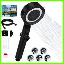 RV Shower Head with Hose, 5 1 Mode High Pressure Replacement with On/Off Swit...