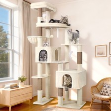 78in Tall Sturdy Cat Tree for Indoor Cats Large Adult, Big Cat Tower for Big Cat