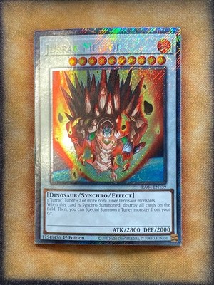 Yugioh Jurrac Meteor RA04-EN139 Platinum Secret Rare 1st Ed NM
