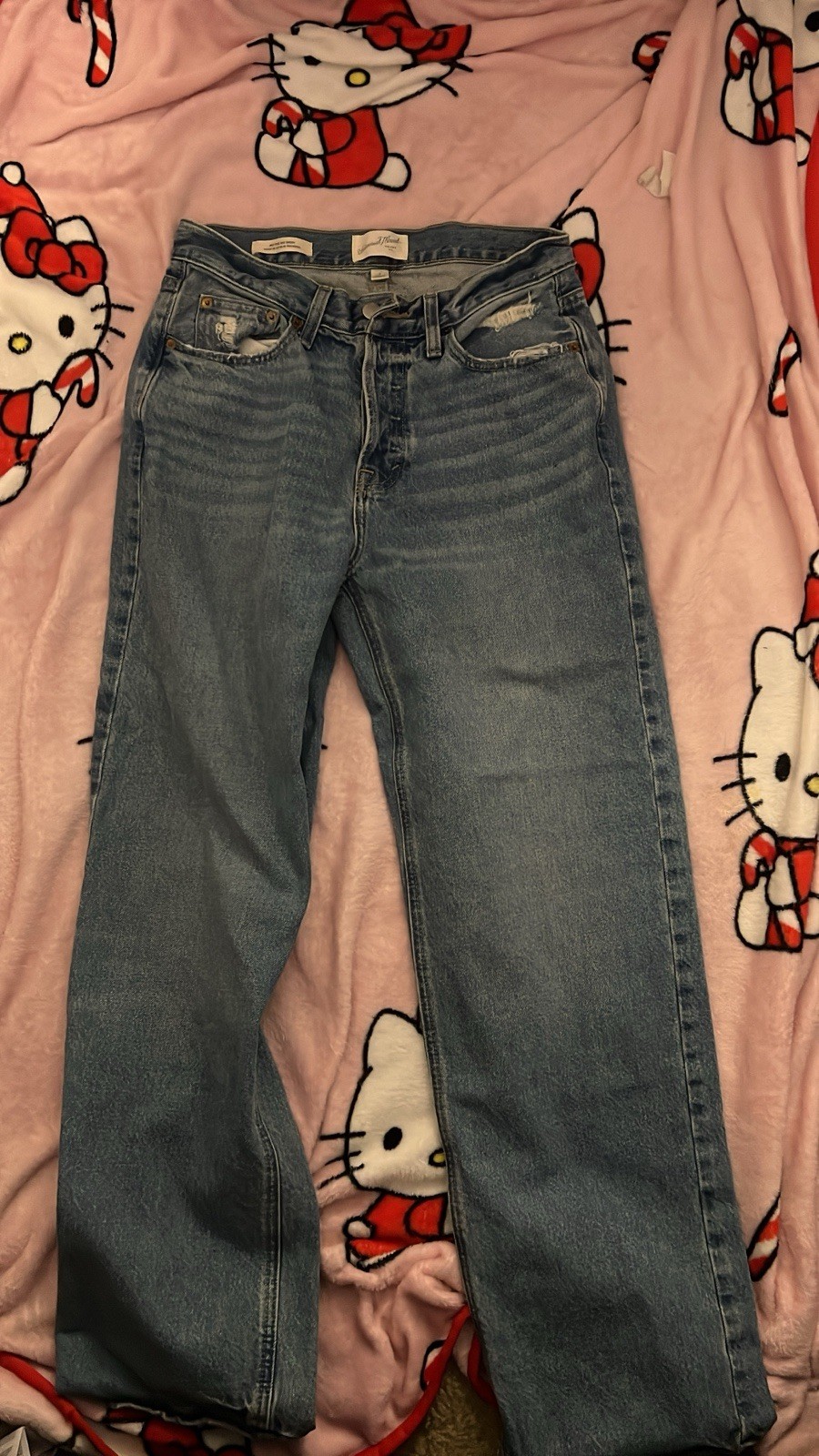 Universal Thread Women's Straight Blue Denim Jean… - image 1