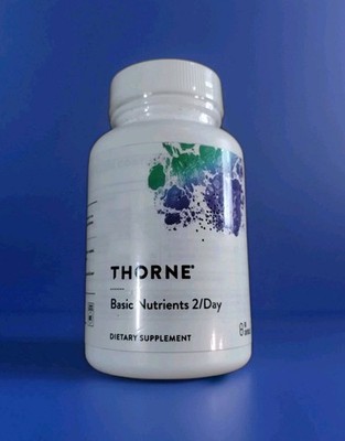 Thorne Research Basic Nutrients 2/Day Multivitamin, 60 Capsules - Exp: 2028 -NEW