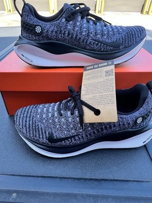 Women's Size 10 Nike ReactX Infinity Run 4 Running Shoes Black White DR2670-003