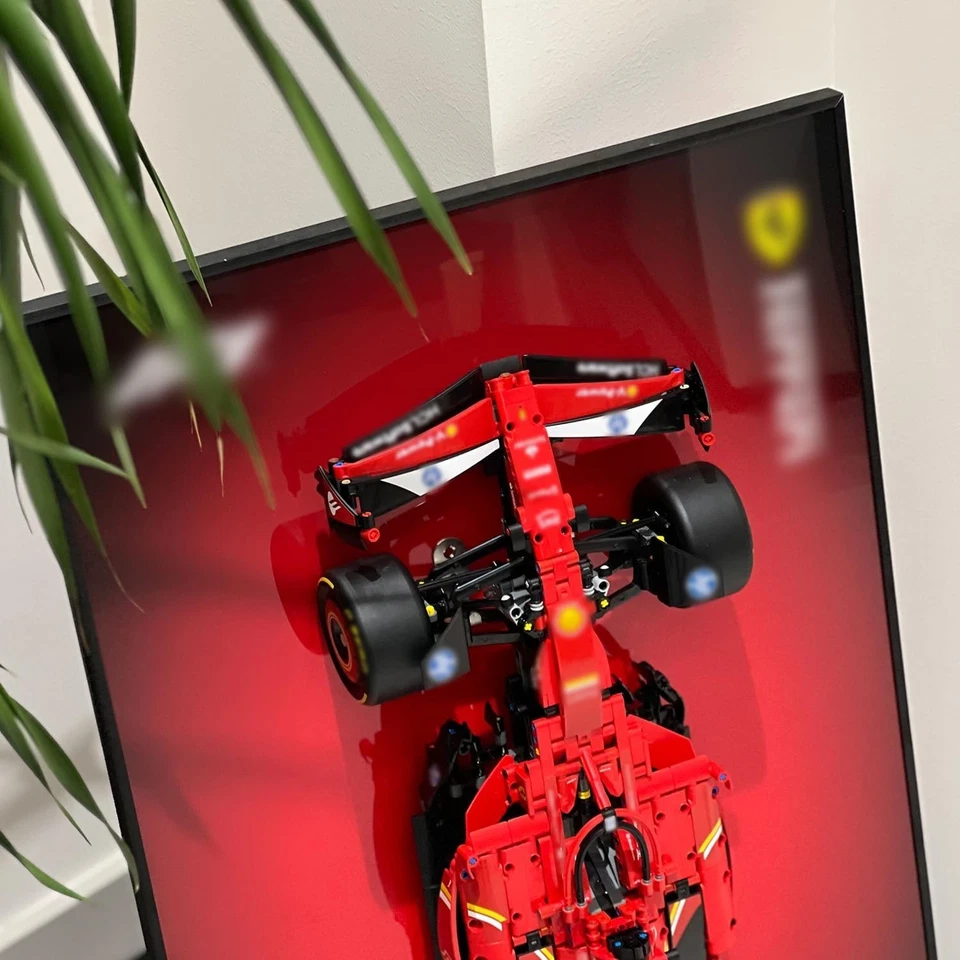 Aluminum Display Wall Frame for LEGO® Technic Ferrari SF-24 F1 Car ( #42207) - Image 3 of 4