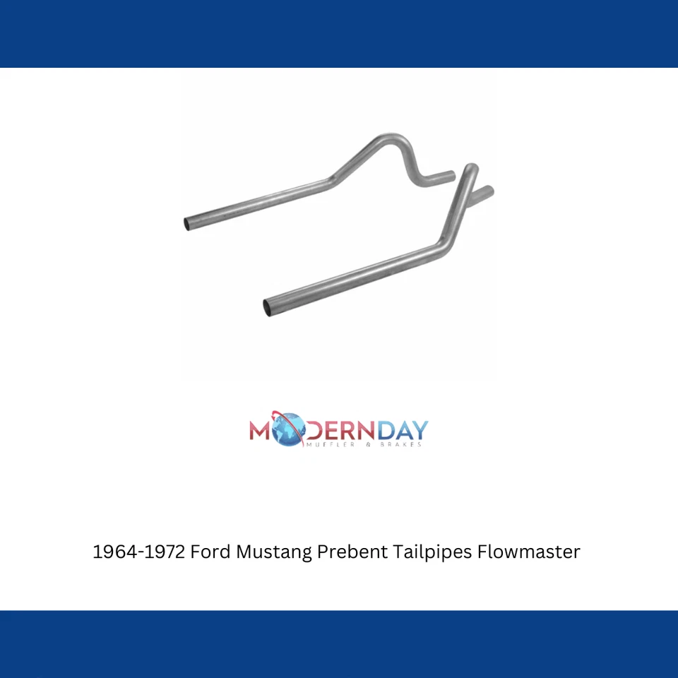 Ford Mustang 1964-1972 tubos de escape prebentados Flowmaster 15807 Foto 3 de 4