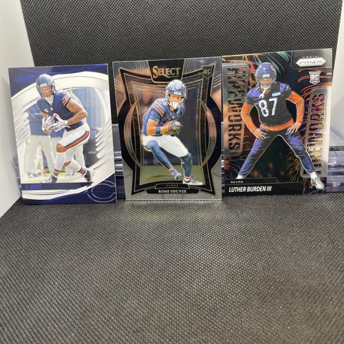 DJ Moore / Rome Odunze #5 2024 Panini Donruss Downtown Horizontal card
