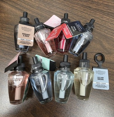 Lot of 8 Bath & Body Works Wallflower Refills - everything i had in my drawer