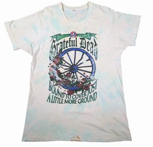 Vintage Grateful Dead Distressed Concert Band Tee Grate 1990s vintage concert t-shirt, vintage, size XL, single stitch, B+ condition