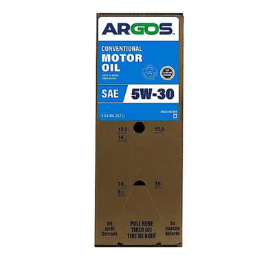 #ad ARGOS 5W 30 Conventional Motor Oil: Low Speed Pre Ignition Control 6 Gallon $99.99