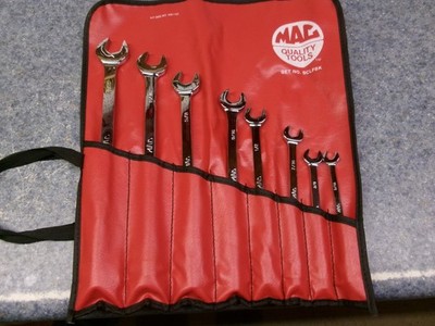 Mac Tools 8-Piece SAE Saltus Wrench Set No SCLF8K  Nice!