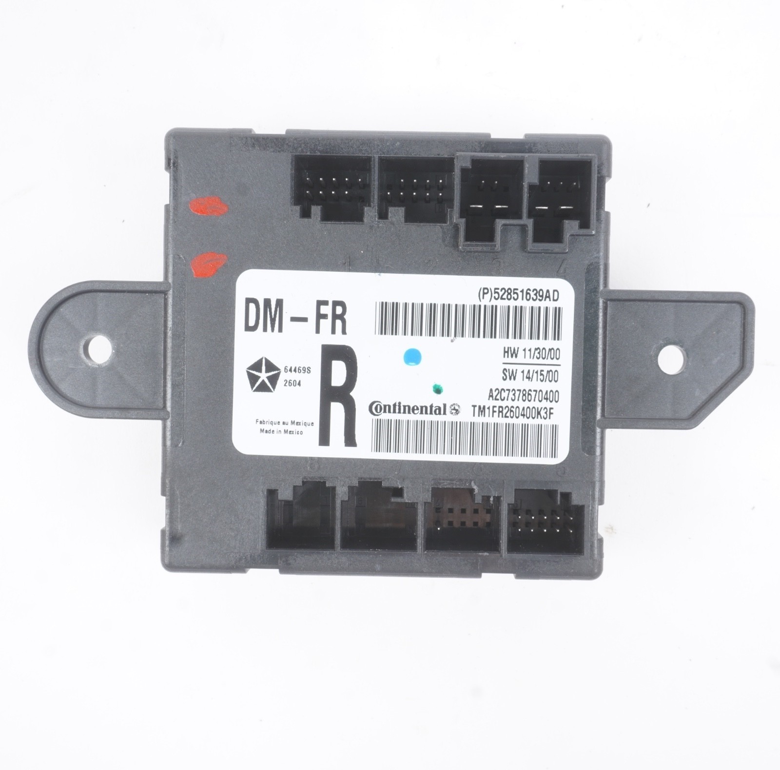 2014 - 2017 Maserati Ghibli Front Right Door Control Module BCU Unit Factory OEM