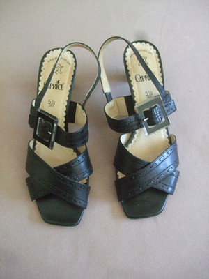 CAPRICE Sandalen, Gr. 5 1/2 oder 38,5 schwarz, sehr gut erhalten !
