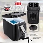 6 Liter Small Fridge Portable Electric Cooler Warmer with 12V DC 6 Quart for Car