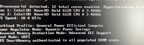 HPE DL380 Gen10 2xGOLD 6128 3.40GHz CPU, 32gb Ra , P816i-a, 2x 800w No HDD - Picture 22 of 24