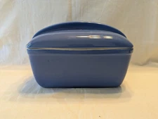 Vintage Westinghouse Hall Blue Rectangular Covered Refrigerator Dish #5074