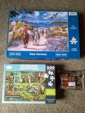Jigsaw Puzzles 500 Pieces X 2 Plus Small One Free