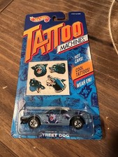 1992 Hot Wheels Tattoo Machines Street Dog 3501 VINTAGE TATTOOS