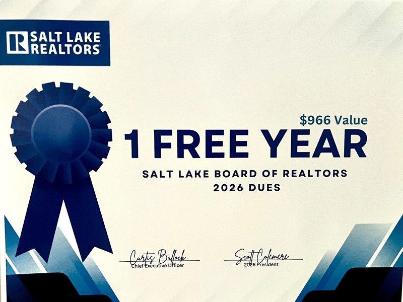 Salt Lake Board of Realtors - Annual Dues - $966 Value