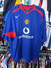 MANCHESTER UNITED ENGLAND 2005/2006 AWAY FOOTBALL SHIRT JERSEY NIKE
