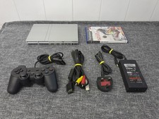 Sony PlayStation 2 PS2 Slim Console silver colour - Good Working order 