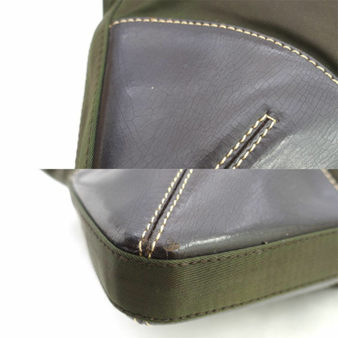 PRADA 2WAY bag hand shoulder tessuto green BT0413 brand used 0990014934 thumbnail 9