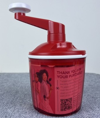 Tupperware Speedy Chef Red Handheld Whisker Mixer Beater  1.35L New Without Box