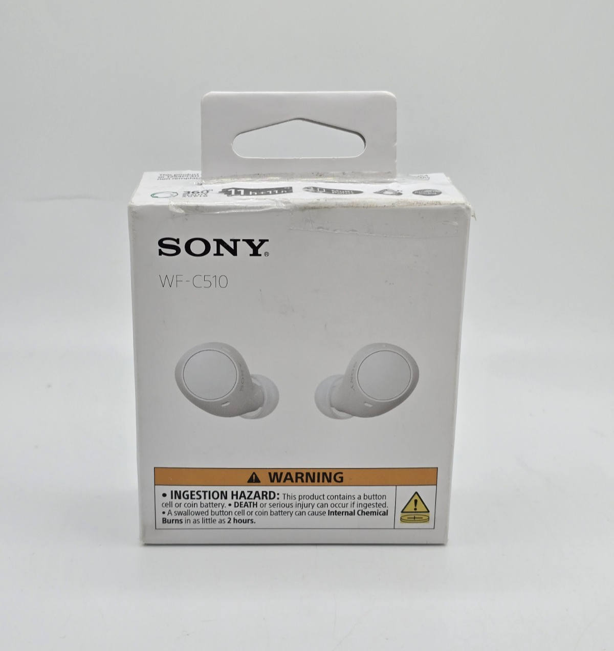 Sony WF-C510 Wireless in-Ear Bluetooth Earbuds - White