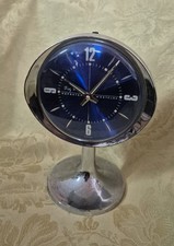 Vintage Big Ben Repeater Alarm Clock Westclox Scotland Blue Dial MCM Working