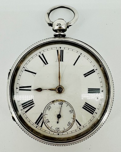 Antiguo Reloj Bolsillo Plata Fusee Londres 1878 Samuel Freeman Estuche Repuestos/Reparación - Imagen 2 de 18