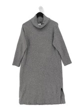 Uniqlo Jumper Midi Dress S in Grey