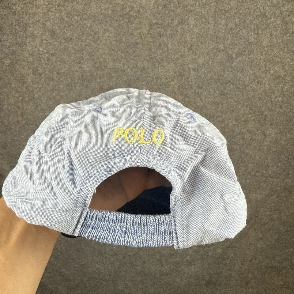 Ralph Lauren Polo Sombrero Azul Claro Logo Poni Niños Niños Jóvenes Talla Única Gorra China Foto 2 de 4