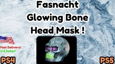 Glowing Bone Head Mask - Fasnacht - Fallout 76 - Rare - Ps 4/5