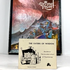 Vintage 1979 TSR - Divine Right "The Eaters Of Wisdom" Identity Card Replacement