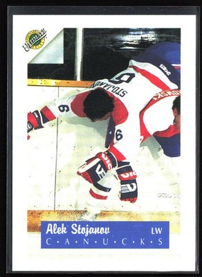 1991 Ultimate Draft #NNO Alek Stojanov Samples