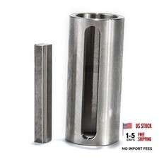 Shaft Adapter Pulley Stainless Steel 3/4" to 3/4" to 1" L=2 1/4" w/ 3/16" 1/4"