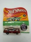 Vintage 1970 Hot Wheels Redline Red #7 TNT-Bird Maroon Spoilers MOC w/Button