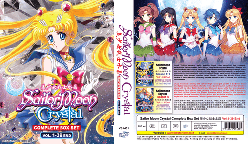 DVD Sailor Moon Crystal Season 1-3 Vol 1-39 End ANIME ENGLISH DUB Region All - Picture 3 of 5