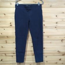 Betabrand Womens Jeans Large Blue Pull on Skinny Jeans Dark Wash W1155-in