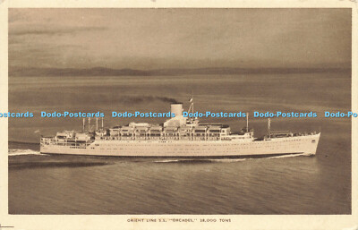R609670 Orient Line S S Orcades 28 000 Tons Postcard