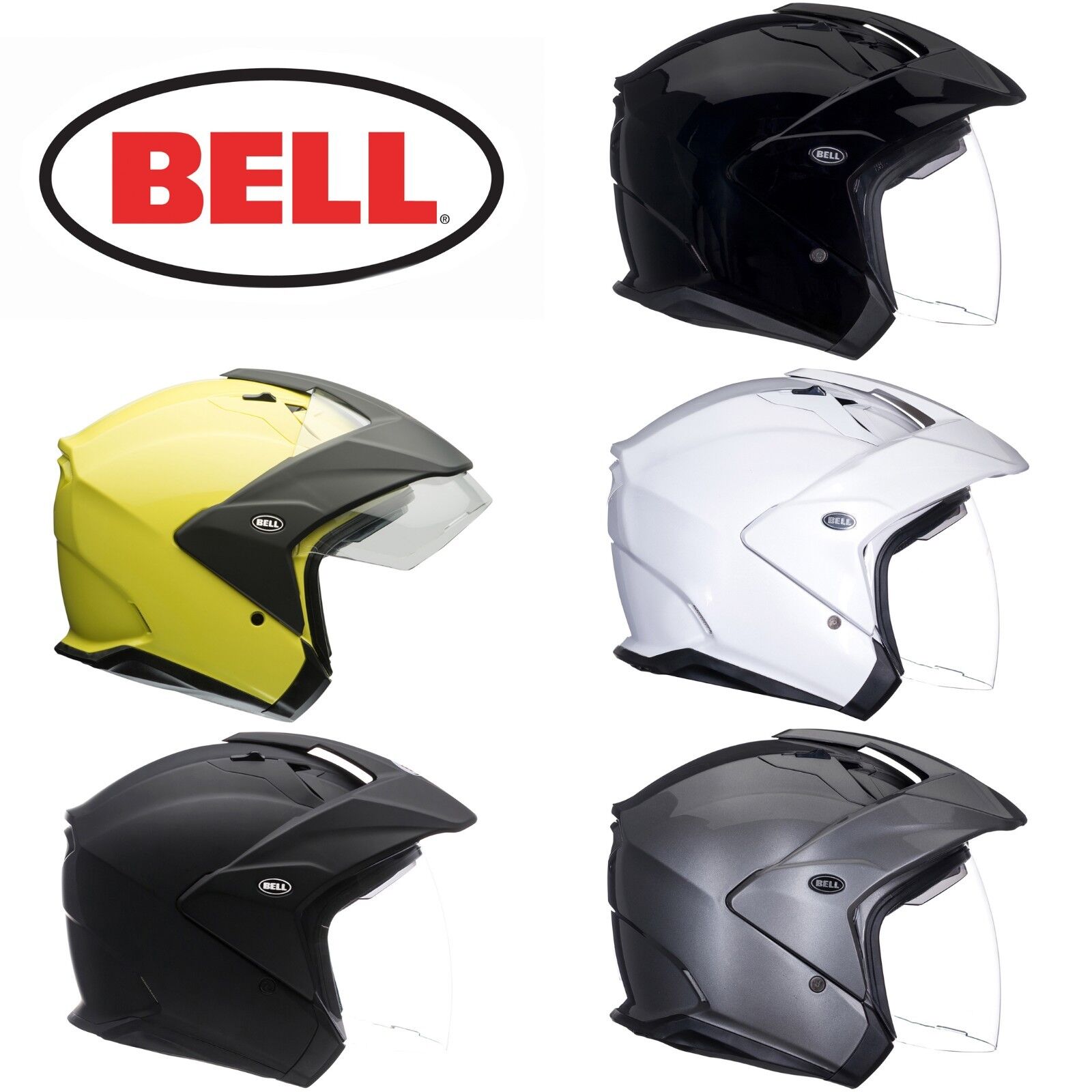 Bell Mag-9 Cruiser Street Motorcycle Helmet - CHOOSE COLOR & SIZE