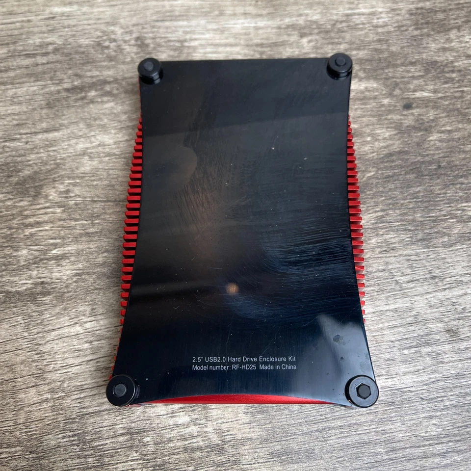 Rocketfish RF-HD25 Red 2.5" USB 2.0 PATA/EIDE External Hard Drive Enclosure Kit - Image 2 of 4