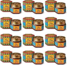 12x Tiger Balm (Red) Super Strength Pain Relief Ointment 21ml. Each FREE SHIP