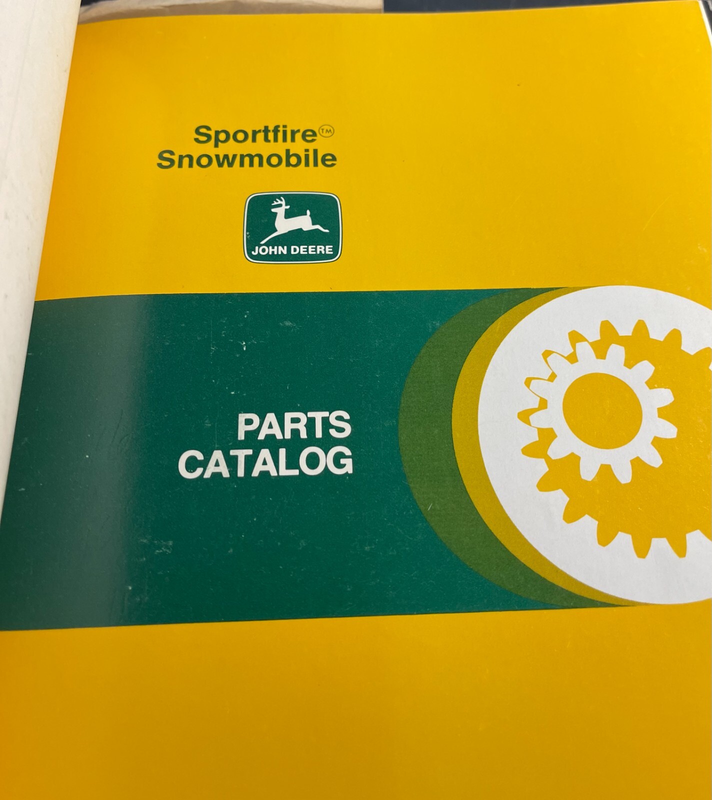 HUGE JOHN DEERE SNOWMOBILE PARTS MANUAL BINDER LIQUIDATOR 295/S 16