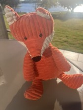 Jellycat Corduroy Orange Fox Ribbed Plush Stuffed Animal 17", READ Orange 17  