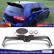Oettinger Style For 14 -2017 Vw Golf 7 Mk7 Mk7.5 Carbon Color Rear Roof Spoiler