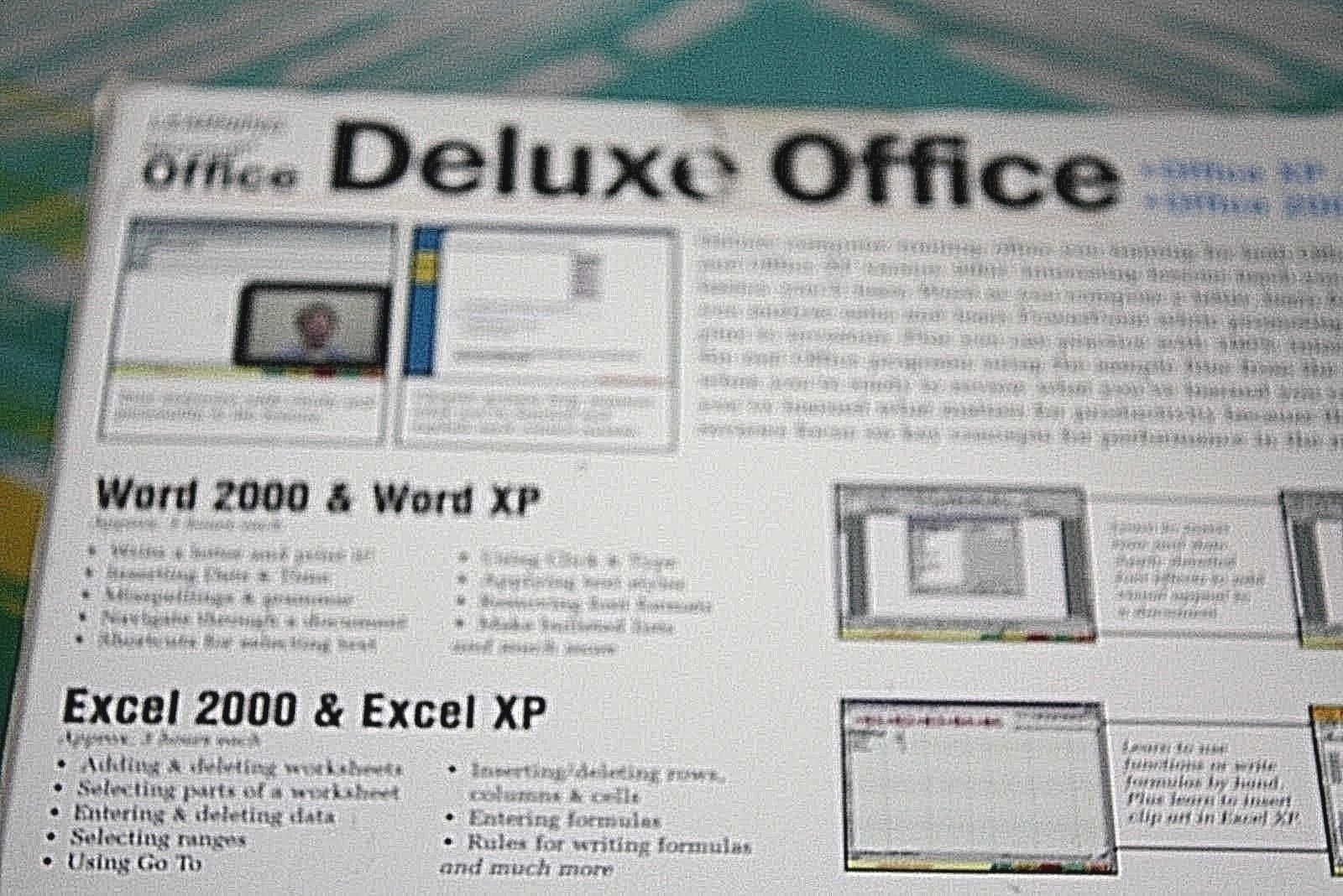 Microsoft Office XP & 2000 Training Deluxe Office 10 Tutorials on 4 CD ...